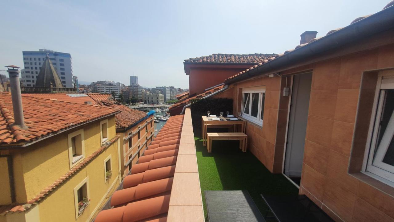 Las Terrazas De Gueeli 6 Pax Wifi - Garaje - Vistas - Vut-3391-As Gijón Exteriör bild