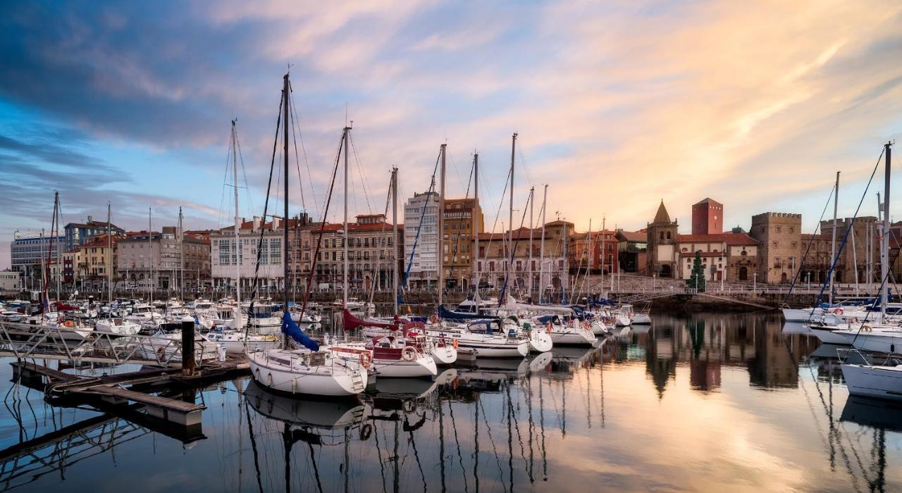 Las Terrazas De Gueeli 6 Pax Wifi - Garaje - Vistas - Vut-3391-As Gijón Exteriör bild