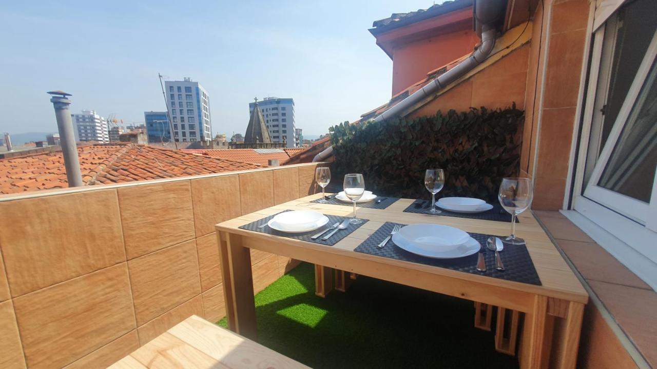 Las Terrazas De Gueeli 6 Pax Wifi - Garaje - Vistas - Vut-3391-As Gijón Exteriör bild