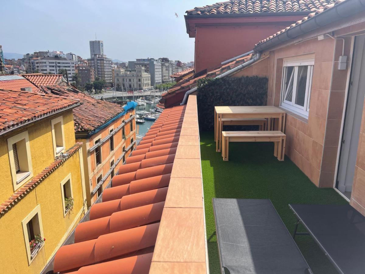 Las Terrazas De Gueeli 6 Pax Wifi - Garaje - Vistas - Vut-3391-As Gijón Exteriör bild